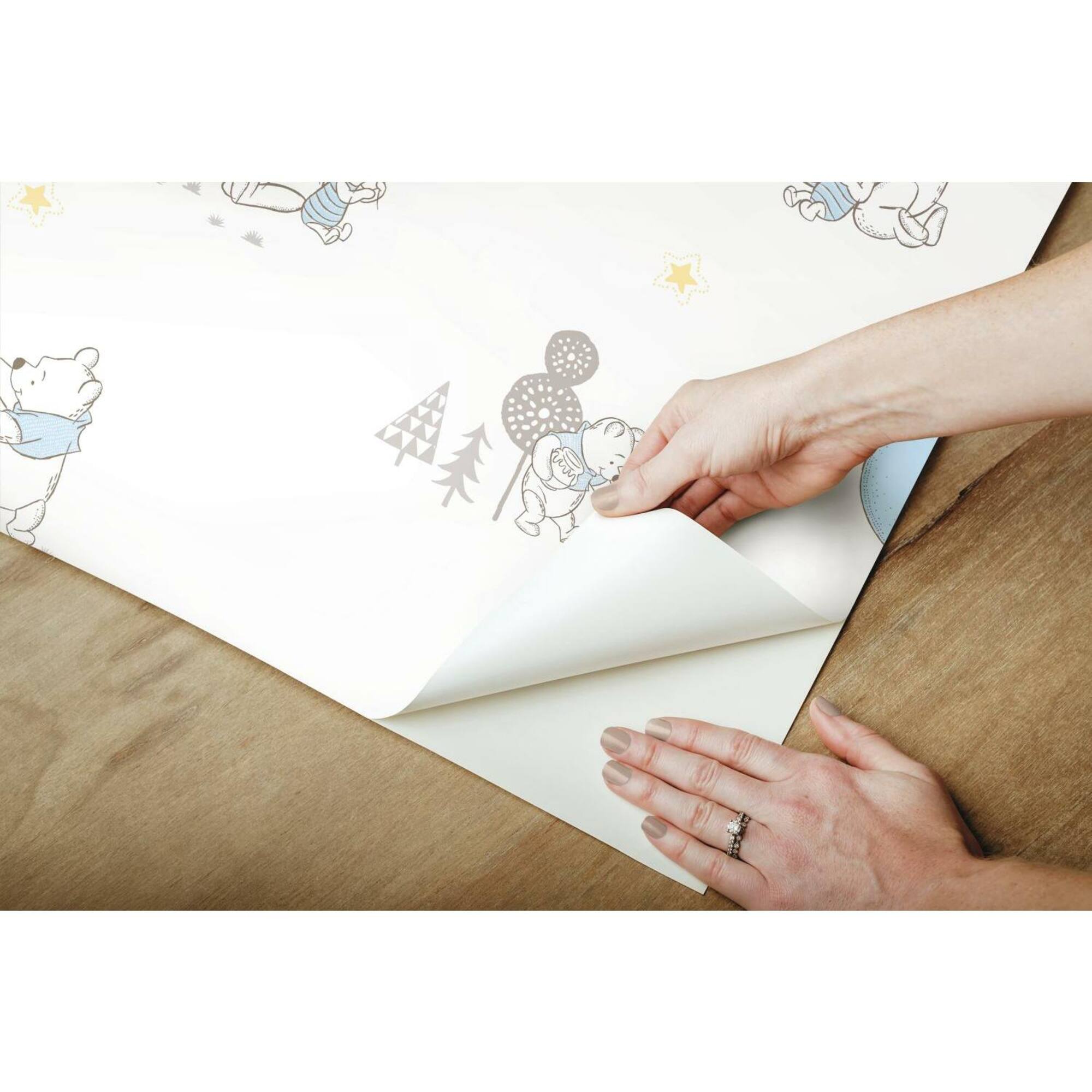 RoomMates Disney Winnie The Pooh Playmates Peel & Stick Wallpaper